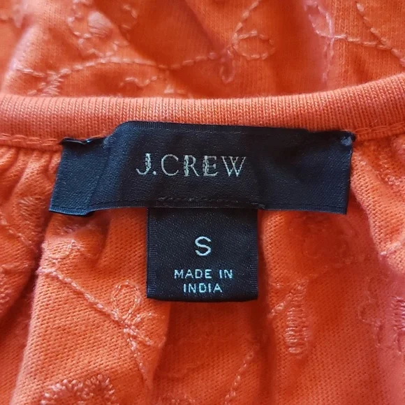 J Crew Floral Embroidered Top Shirt Tassel Balloon Sleeve V Neck Cotton Boho - Picture 3 of 4